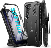 Robuste Militärhülle für Galaxy S23 Plus (6,6 Zoll) mit Gürtelclip-Holster und Ständer